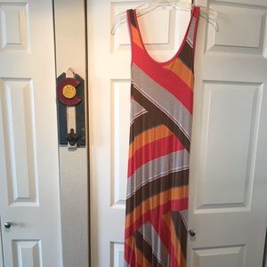 Multi patterned Maxi Dress